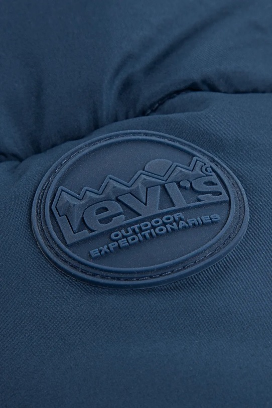 Levi's kurtka dziecięca HVWT PUFFER WITH LOGO ELAS granatowy 9EN633