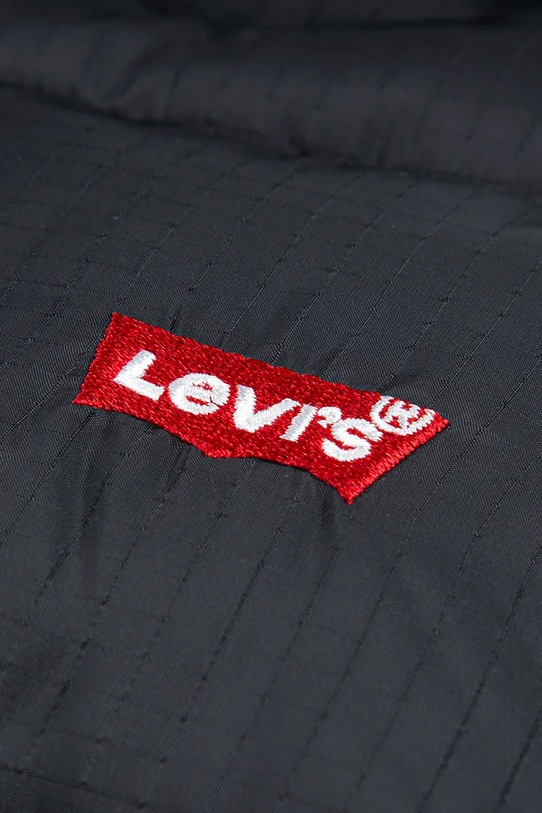 Chłopiec Levi's bezrękawnik dziecięcy BATWING DIRECT EMB PUFFER 9EN916 czarny