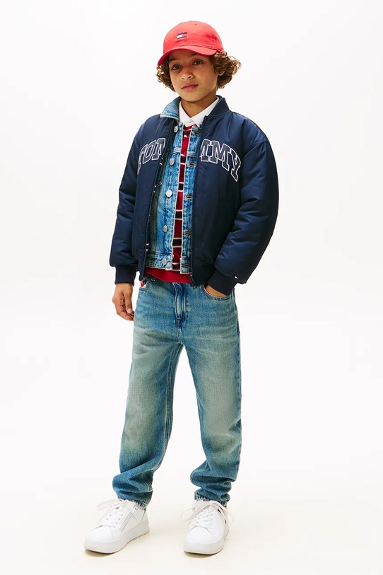 Tommy Hilfiger kurtka dziecięca KB0KB09957.116.122.9BYA granatowy