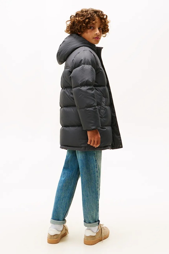 Tommy Hilfiger kurtka dziecięca KB0KB10114.9BYA czarny
