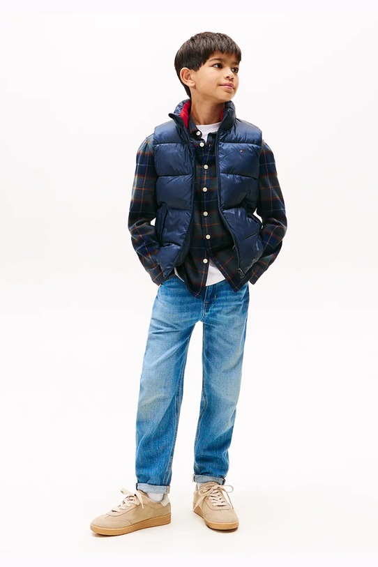 Tommy Hilfiger bezrękawnik dziecięcy granatowy KB0KB10092.128.176.9BYA