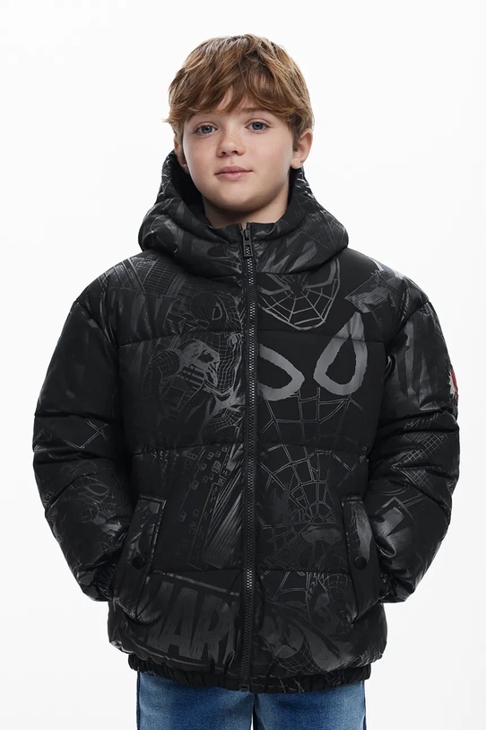 Desigual geacă copii cu captuseala negru 25WBEW02