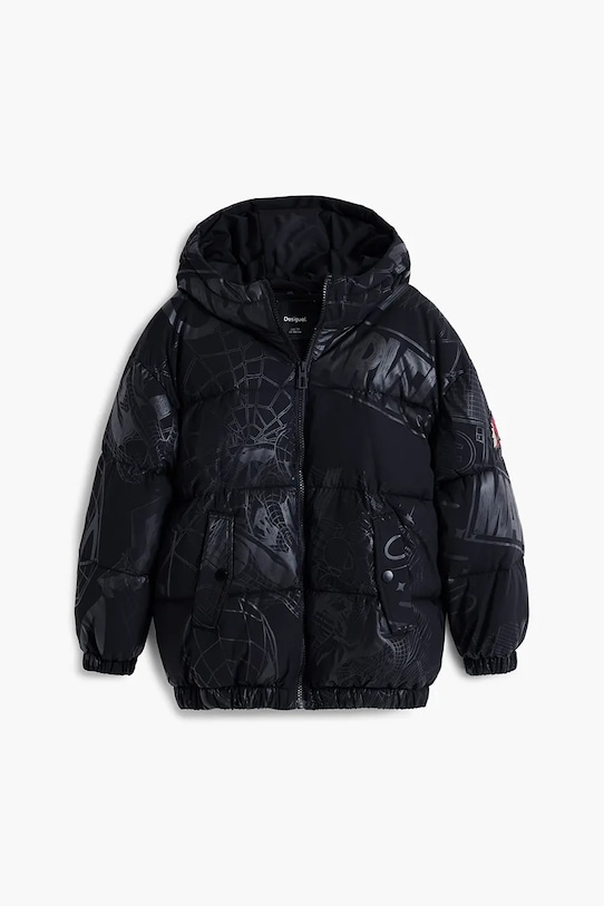 Desigual geacă copii 25WBEW02 negru AW25