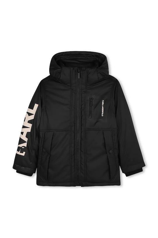 Karl Lagerfeld parka pentru copii Z30632.102.108 negru AW25