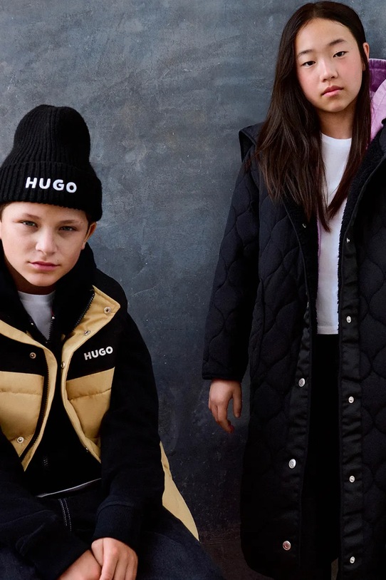 Детский пуховой безрукавник HUGO G00482.162.174 бежевый