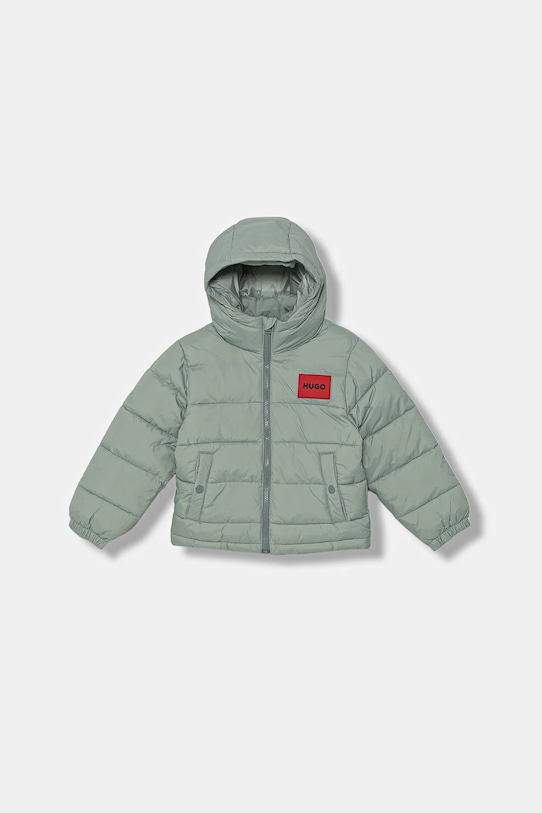 Дитяча куртка HUGO з капюшоном бірюзовий G00484.114.150