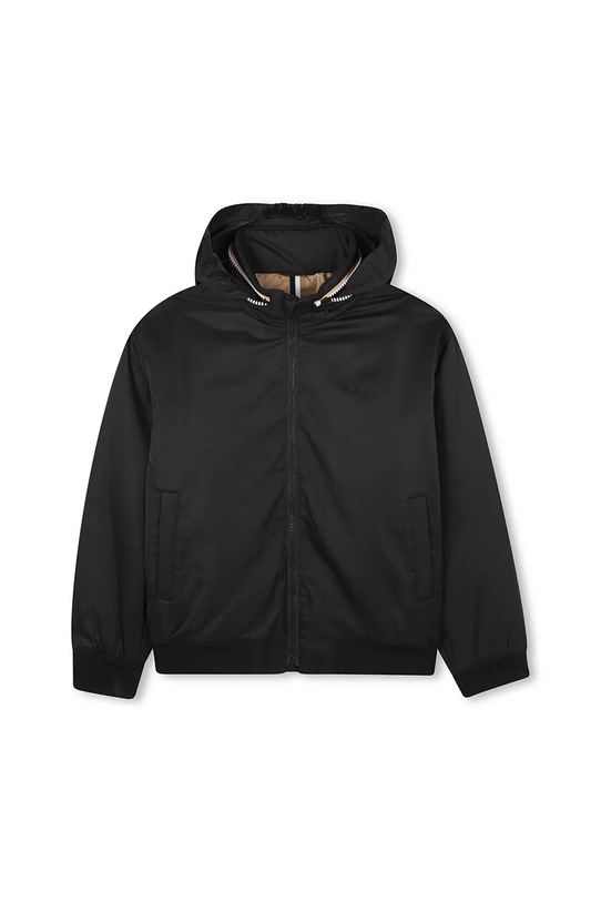 Παιδικό μπουφάν bomber BOSS μαύρο J52384.162.174
