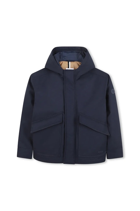 Παιδικό μπουφάν BOSS J52387.102.108 σκούρο μπλε AW25