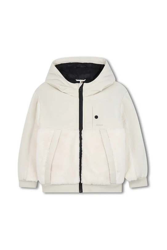 Παιδικό μπουφάν BOSS J52390.162.174 μπεζ AW25