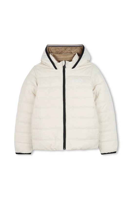 BOSS kurtka puchowa dwustronna dziecięca pozostałe beżowy J52398.114.150
