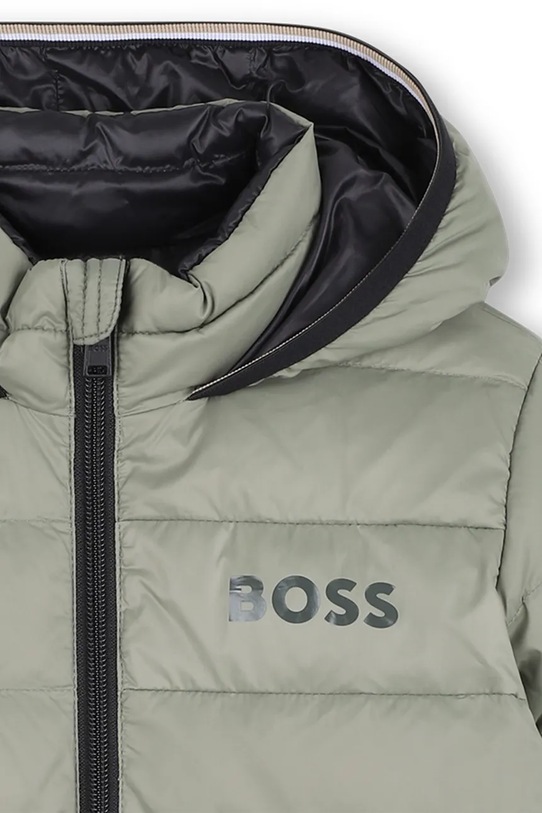 BOSS geacă de puf reversibila pentru copii J52398.162.174 verde