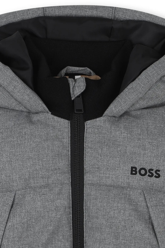 Chłopiec BOSS kurtka niemowlęca J52470.74.81 szary