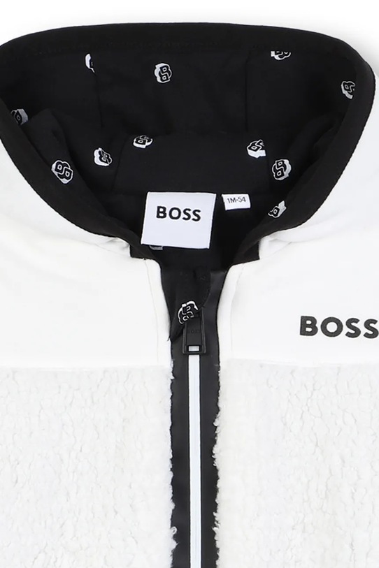 Момче Бебешки гащеризон BOSS J52488 бял