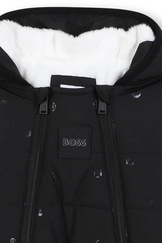 Chłopiec BOSS kombinezon niemowlęcy J52494 czarny