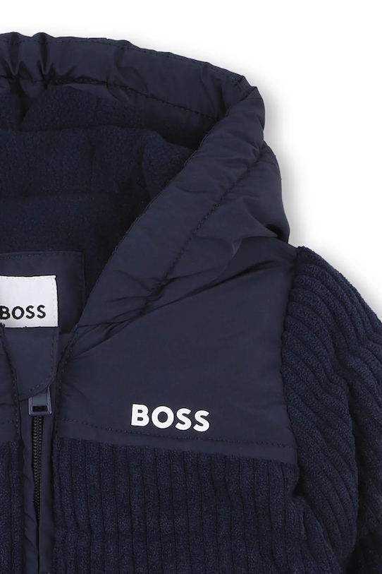 Chłopiec BOSS kurtka niemowlęca J52519 granatowy