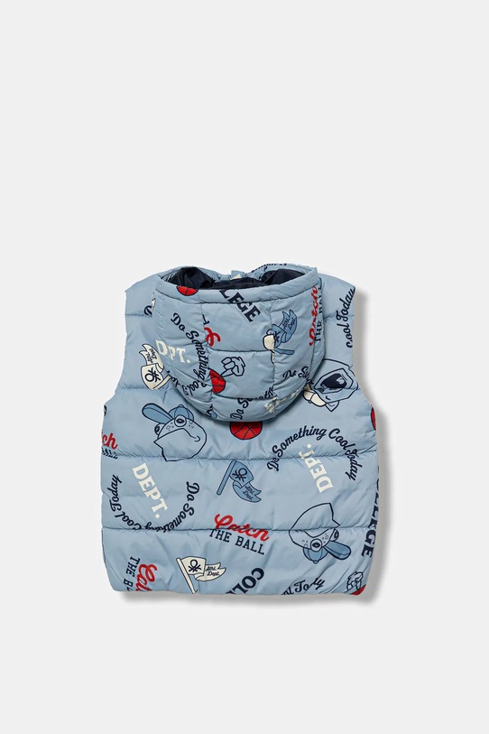 United Colors of Benetton bezrękawnik dziecięcy 2FORGJ00P.P.seasonal niebieski AW25