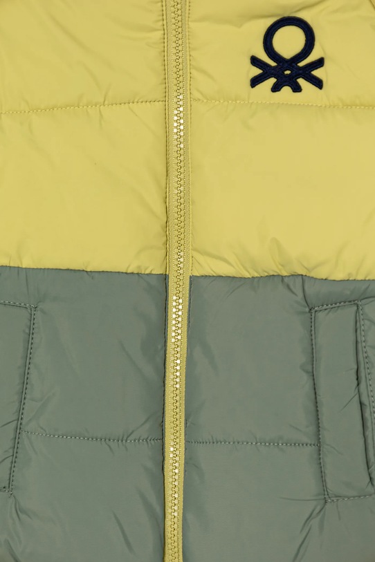 Băieți United Colors of Benetton geacă copii 2WU0GN02W.P.Season.9BYA verde