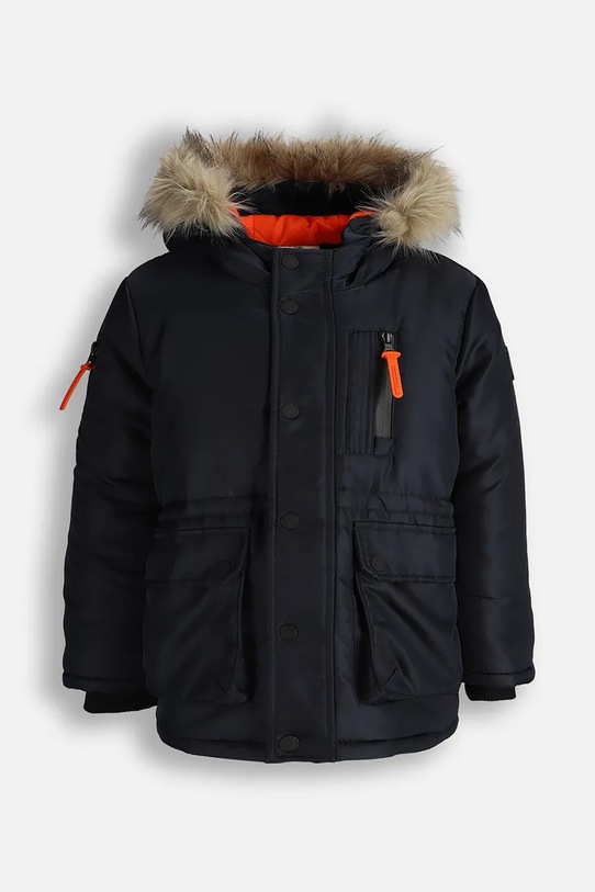 Detská bunda Coccodrillo ZC5152110OBK tmavomodrá AW25