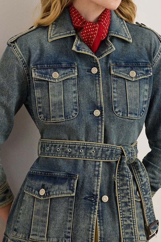 Lauren Ralph Lauren geacă jeans albastru 200978818