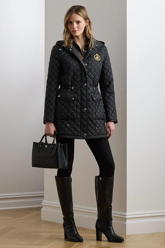Ρούχα Μπουφάν Lauren Ralph Lauren 297979534 μαύρο
