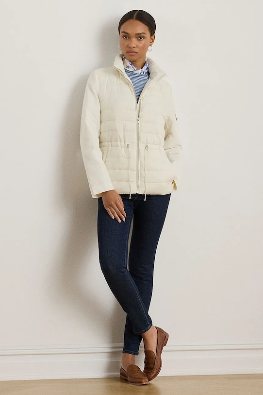 Odzież Lauren Ralph Lauren kurtka 297979536 beżowy