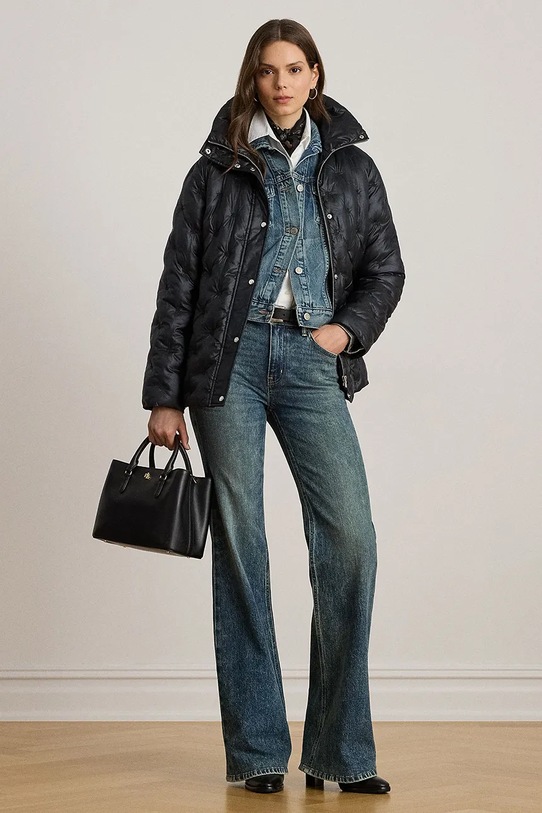 Ρούχα Μπουφάν Lauren Ralph Lauren 297980104 μαύρο