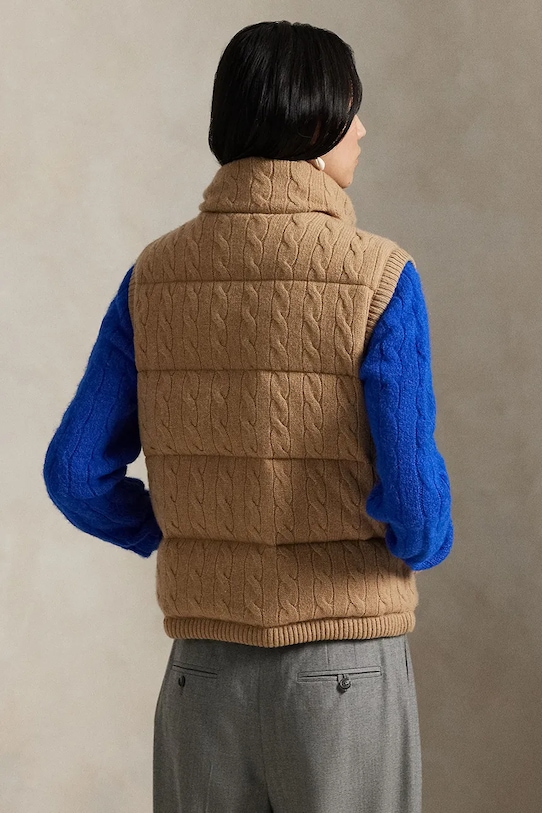 Polo Ralph Lauren bezrękawnik 211966120 beżowy AW25