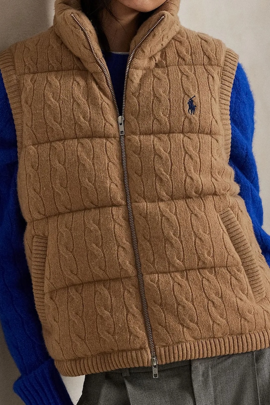 Polo Ralph Lauren bezrękawnik beżowy 211966120