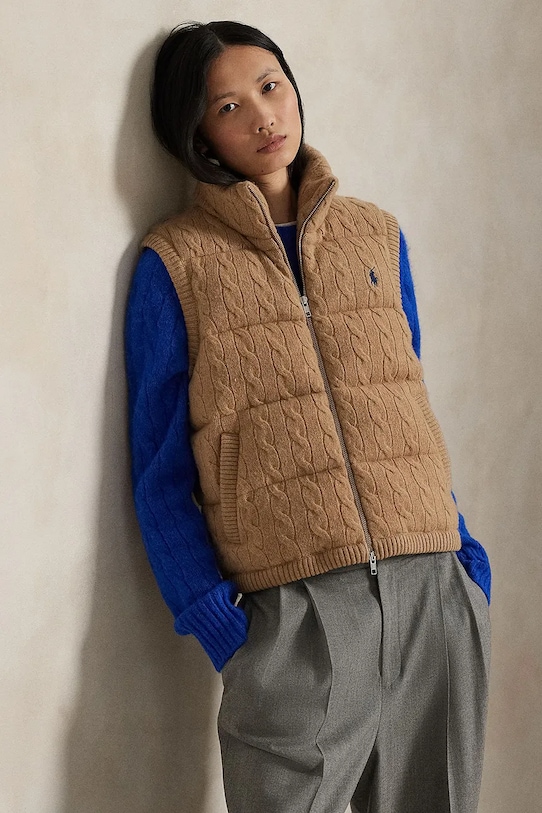 Polo Ralph Lauren bezrękawnik 211966120 beżowy