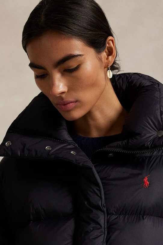 Μπουφάν με επένδυση από πούπουλα Polo Ralph Lauren 211971186 μαύρο