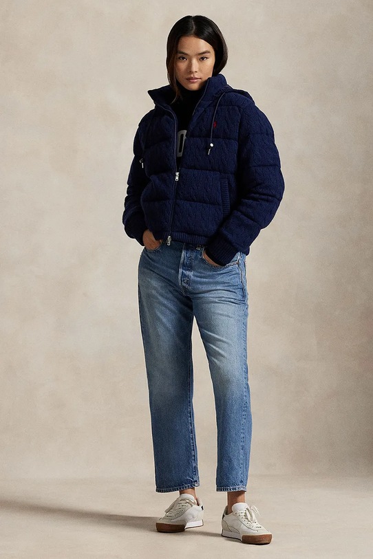 Одяг Вовняна куртка Polo Ralph Lauren 211A92614 темно-синій