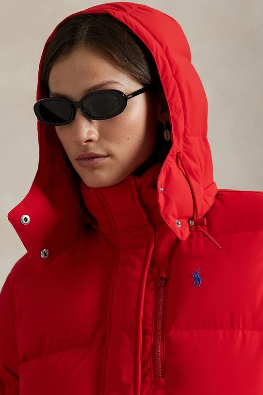 Péřová bunda Polo Ralph Lauren 211971190 červená