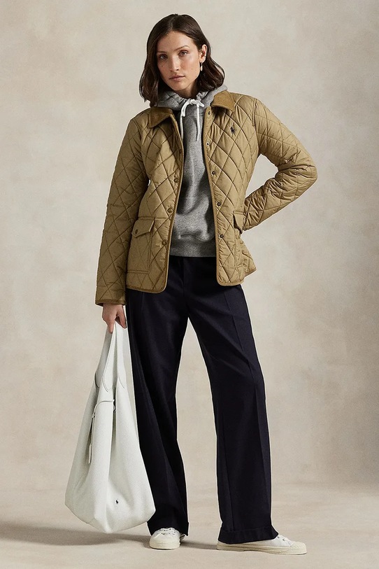 Odzież Polo Ralph Lauren kurtka 211965336 beżowy