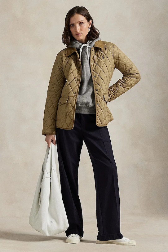 Odzież Polo Ralph Lauren kurtka 211965336 beżowy