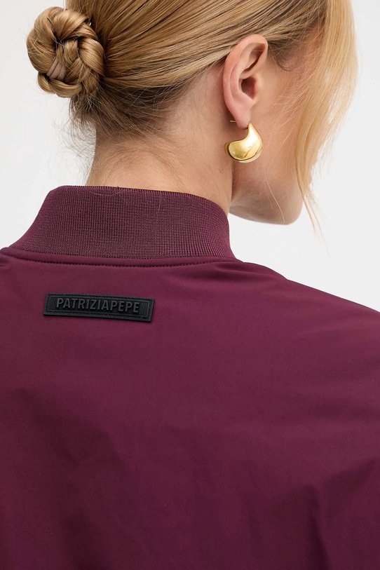 Patrizia Pepe kurtka bomber 8O0185.A619 bordowy