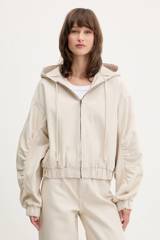 Rotate kurtka bawełniana pozostałe beżowy 1142831763