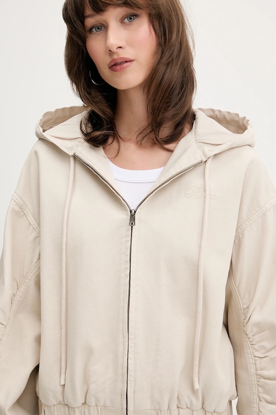 Rotate kurtka bawełniana beżowy 1142831763