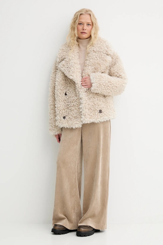 MUNTHE kurtka LESTINE 253152525342 beżowy AW25