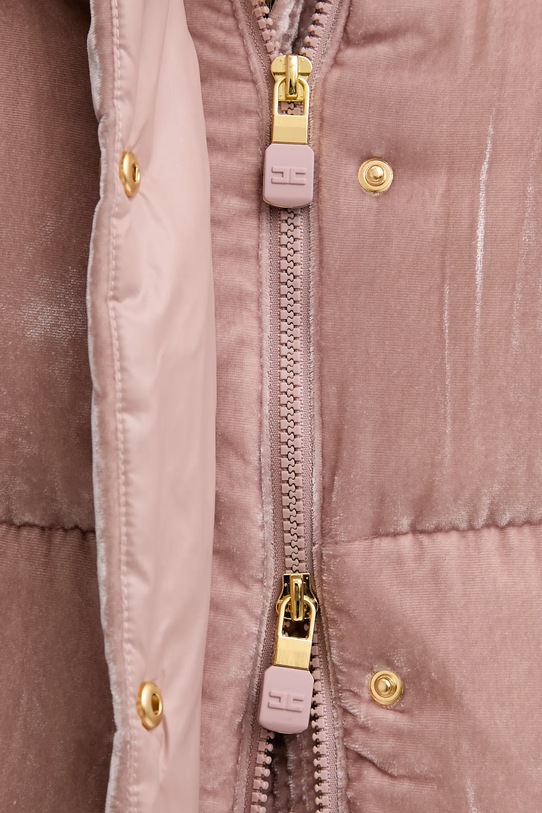 Велюровая куртка Elisabetta Franchi PI82D56E2 розовый