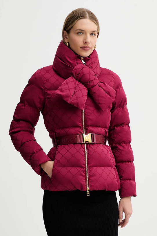 Куртка Elisabetta Franchi с подкладкой бордо PI83D56E2