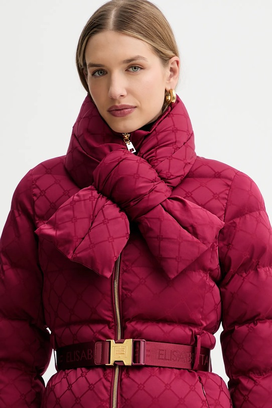 Куртка Elisabetta Franchi бордо PI83D56E2
