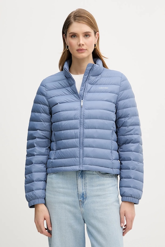 Пуховая куртка Calvin Klein с подкладкой голубой LV044C513G