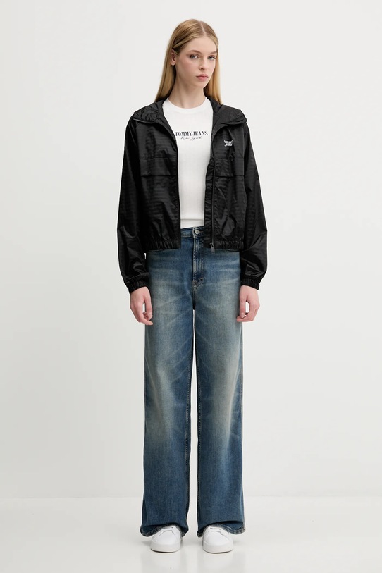Tommy Jeans geacă DW0DW20952 negru AW25
