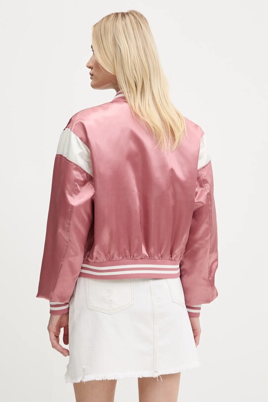 Odzież Tommy Jeans kurtka bomber DW0DW20960 pomarańczowy