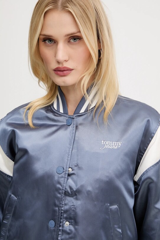 Куртка-бомбер Tommy Jeans блакитний DW0DW20960