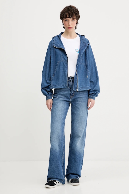 Tommy Jeans kurtka bawełniana DW0DW21064 granatowy AW25