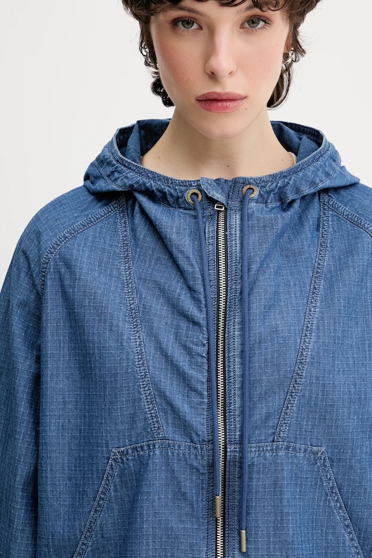 Tommy Jeans kurtka bawełniana granatowy DW0DW21064