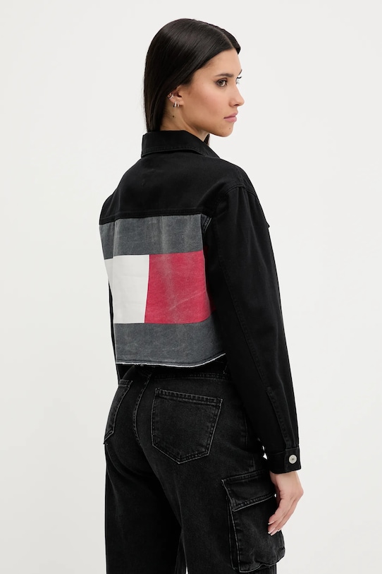 Tommy Jeans giacca di jeans senza nero DW0DW21431