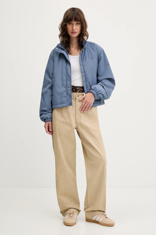Tommy Jeans geacă DW0DW21436 albastru AW25