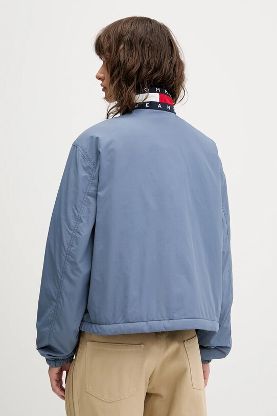 Îmbrăcăminte Tommy Jeans geacă DW0DW21436 albastru